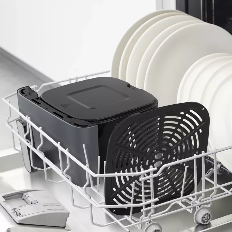 Tefal Easy Fry Mega EY855BE0 fritieris Vienvietīgs 7,5 L Brīvi stāvošs 2020 W Karstā gaisa fritieris Pelēks
