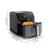 Tefal Easy Fry Mega EY855BE0 fritieris Vienvietīgs 7,5 L Brīvi stāvošs 2020 W Karstā gaisa fritieris Pelēks
