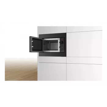 Bosch Series 2 BFL523MB4 mikroviļņu krāsns Melns Atsevišķi novietojama mikroviļņu krāsns Iebūvējams 20 L 800 W