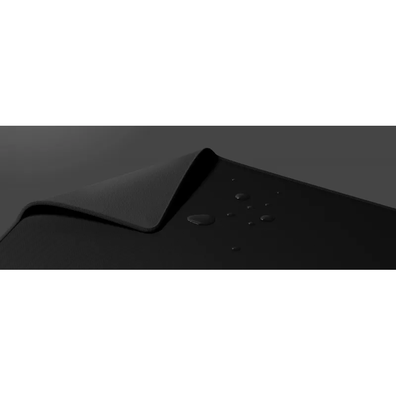 GENESIS Carbon 500 Hyper Logo, melns, vienkrāsains, audums, gumija, spēļu peles paklājiņš