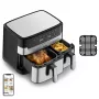 Tefal Dual Easy Fry & Grill EY905D Double 8.3 L Brīvi stāvošs 2700 W Karstā gaisa fritieris Nerūsējošais tērauds