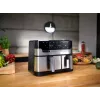 Tefal Dual Easy Fry & Grill EY905D Double 8.3 L Brīvi stāvošs 2700 W Karstā gaisa fritieris Nerūsējošais tērauds