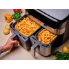 Tefal Dual Easy Fry & Grill EY905D Double 8.3 L Brīvi stāvošs 2700 W Karstā gaisa fritieris Nerūsējošais tērauds