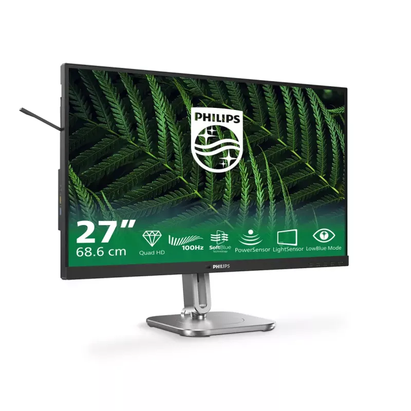 Philips 5000 sērijas 27B2G5500/00 datora monitors 68.6 cm (27 collas) 2560 x 1440 pikseļi Quad HD LCD Antracīts