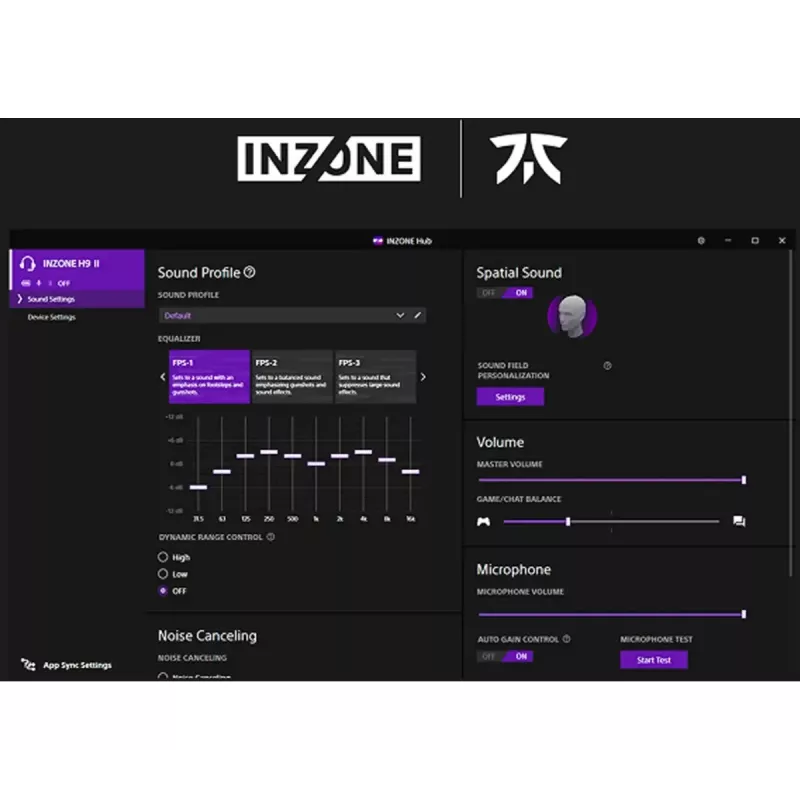 Sony Inzone H9 II Headset Wireless Head-band Gaming USB Type-C Melns, balta