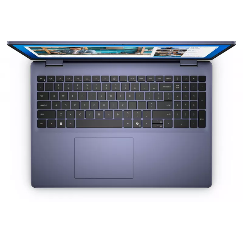 DELL DC16251 Intel Core 7 150U klēpjdators 40,6 cm (16 collu) Full HD+ 16 GB DDR5-SDRAM 1 TB SSD NVIDIA GeForce MX570A Wi-Fi 6E (802.11ax) Ubuntu Linux UK International zils