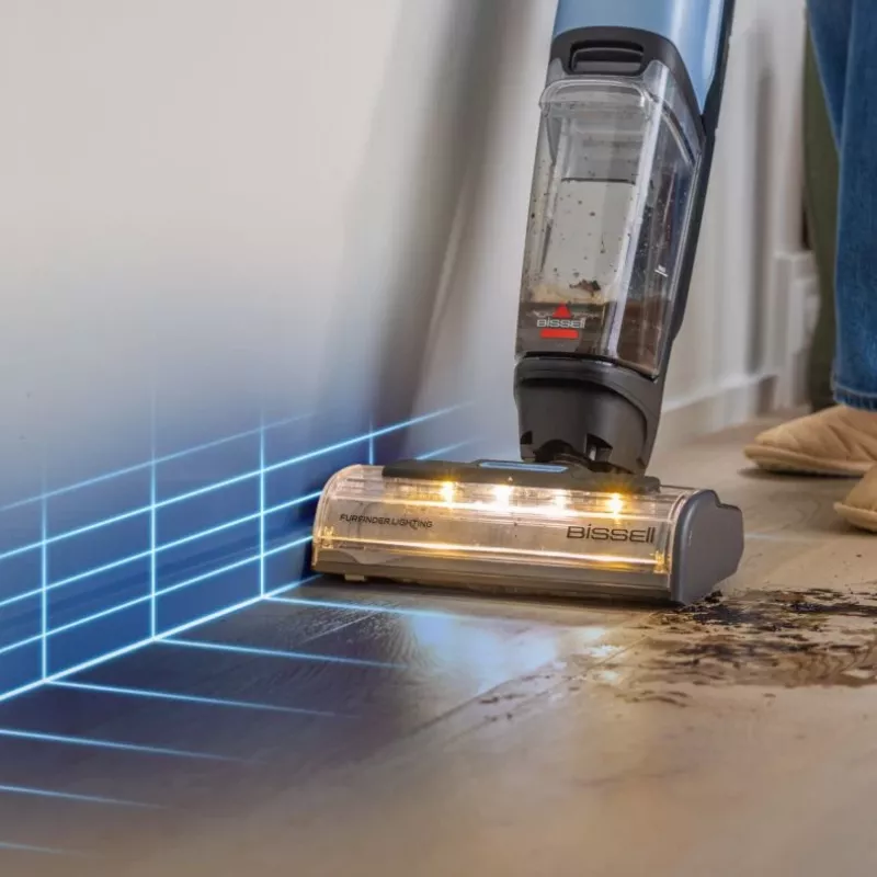 Bissell CrossWave EdgeFind Select Upright vacuum AC Dry&wet Bagless 340 W Melns, Blue