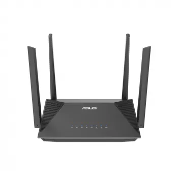 ASUS RT-AX52 Pro AX3000 bezvadu maršrutētājs Gigabit Ethernet divjoslu (2,4 GHz / 5 GHz) melns