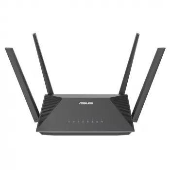 ASUS RT-AX52 Pro AX3000 bezvadu maršrutētājs Gigabit Ethernet divjoslu (2,4 GHz / 5 GHz) melns