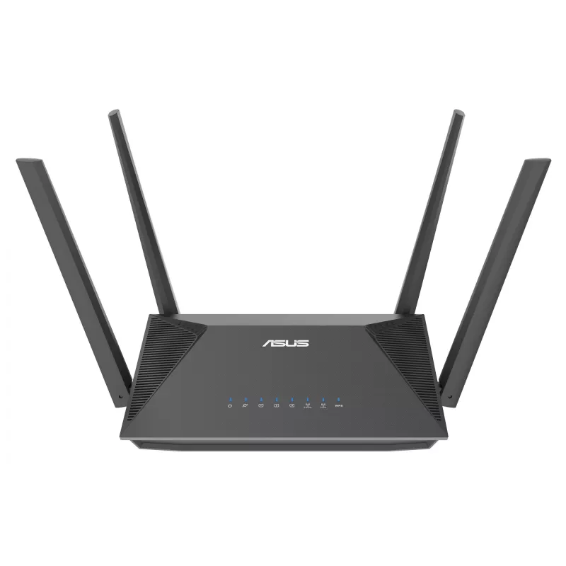 ASUS RT-AX52 Pro AX3000 bezvadu maršrutētājs Gigabit Ethernet divjoslu (2,4 GHz / 5 GHz) melns