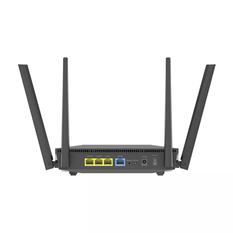 ASUS RT-AX52 Pro AX3000 bezvadu maršrutētājs Gigabit Ethernet divjoslu (2,4 GHz / 5 GHz) melns
