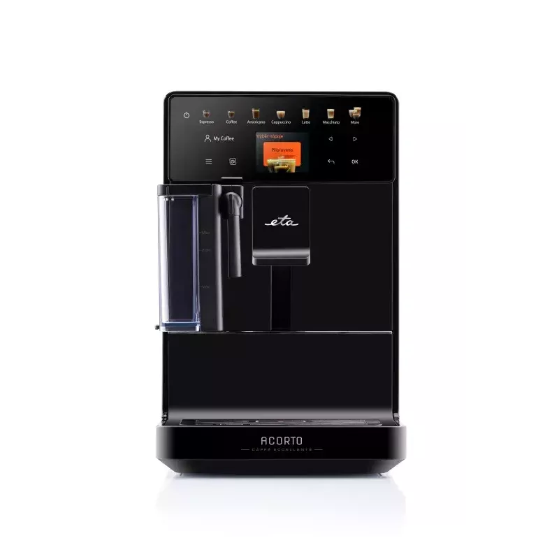 Kafijas automāts ETA Acorto ETA918090000 1.4L, 1400W, 19 bāri, piena putotājs, melns