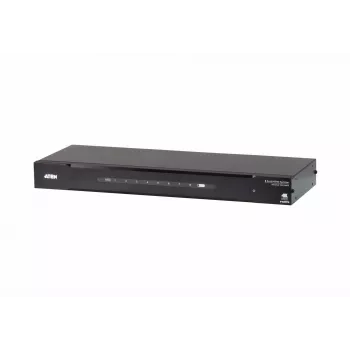 ATEN 8 Port True 4K HDMI sadalītājs, HDMI, 8x HDMI, 4096 x 2160 pikseļi, melns, metāls, 4K Ultra HD