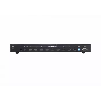 ATEN 8 Port True 4K HDMI sadalītājs, HDMI, 8x HDMI, 4096 x 2160 pikseļi, melns, metāls, 4K Ultra HD