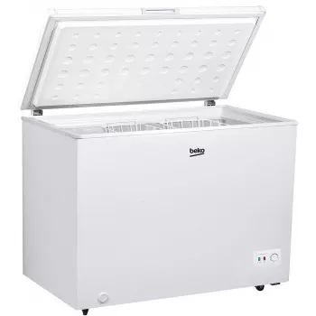 Saliekamā saldētava BEKO CF316EWN, 308 L lietderīgā tilpība, E energoklase, 235 kWh/gadā, 40 dB, balta