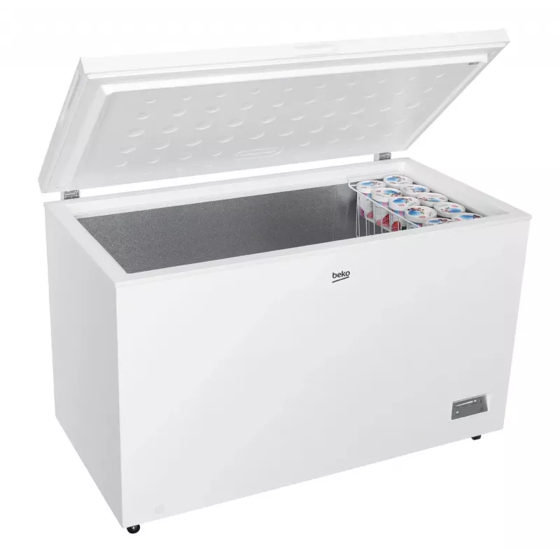 Saldejamā lāde BEKO CF380EWN — 371 L, invertora kompresors, E klase, balta