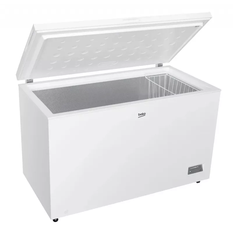 Saldejamā lāde BEKO CF380EWN — 371 L, invertora kompresors, E klase, balta