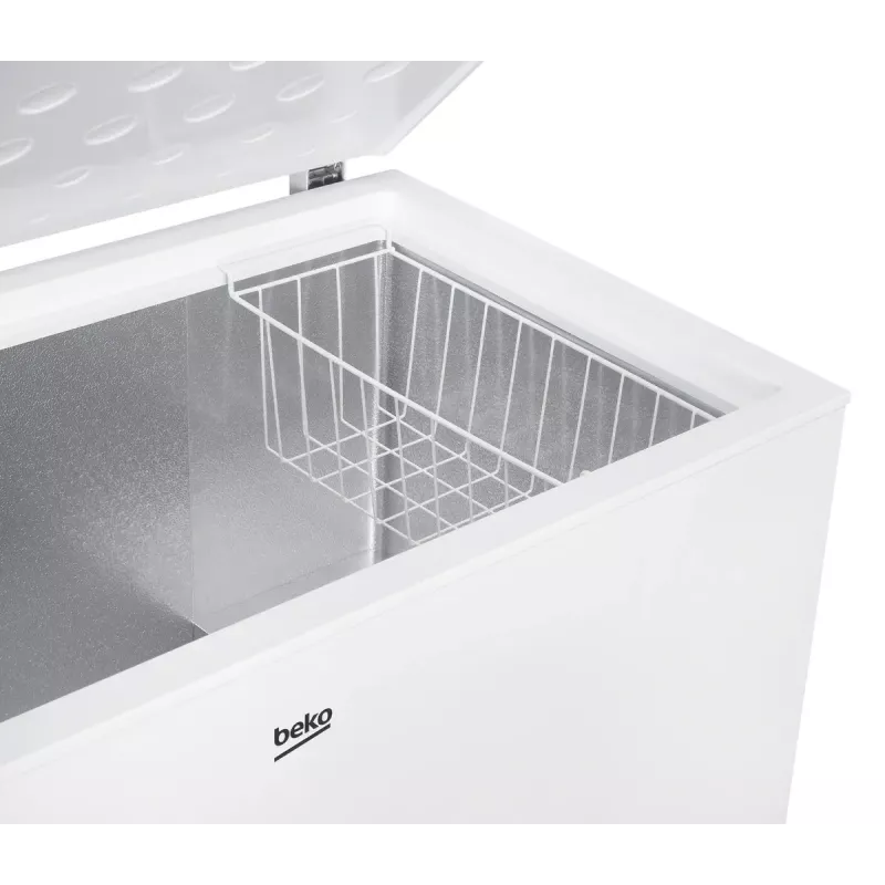 Saldejamā lāde BEKO CF380EWN — 371 L, invertora kompresors, E klase, balta