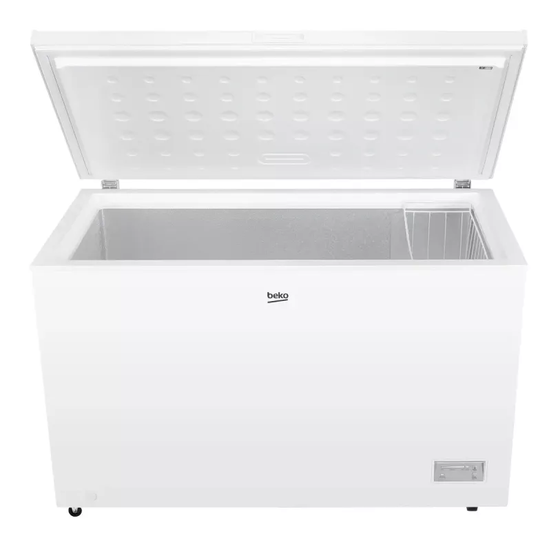 Saldejamā lāde BEKO CF380EWN — 371 L, invertora kompresors, E klase, balta
