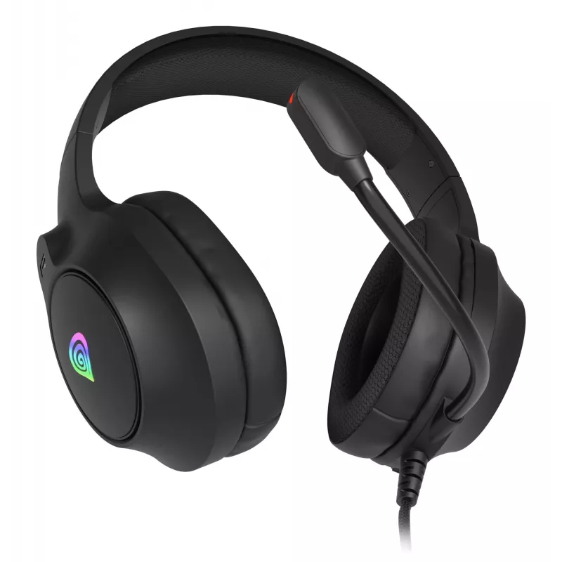 GENESIS NEON 213, vadu, zvaniem / mūzikai, 20 – 20000 Hz, 302 g, austiņas, melnas