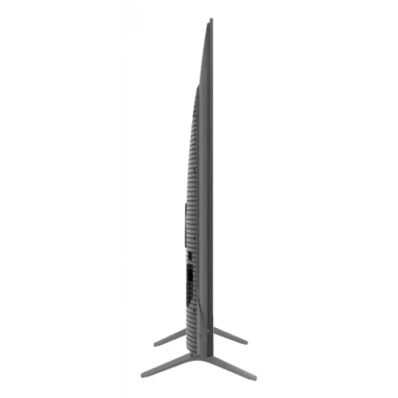 TV TCL 55T8C 55 collu QLED 4K Ultra HD, HDR10, Google TV, 144Hz, Direct-LED, 4×HDMI 2.1, Bluetooth/Wi‑Fi, Metālisks