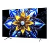 TV TCL 55T8C 55 collu QLED 4K Ultra HD, HDR10, Google TV, 144Hz, Direct-LED, 4×HDMI 2.1, Bluetooth/Wi‑Fi, Metālisks