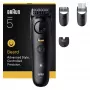 Bārdas trimeris BRAUN BT5520 — 0.5–20 mm, 40 garuma soļi, uzlādējams, 120 min akumulators, melns