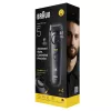 Bārdas trimeris BRAUN BT5520 — 0.5–20 mm, 40 garuma soļi, uzlādējams, 120 min akumulators, melns