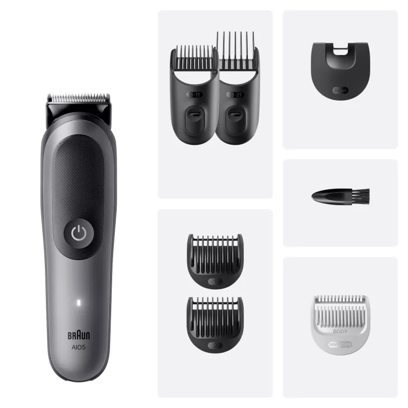 Braun 80789911 matu griezējs Tumši pelēks 21 Litija jonu akumulators