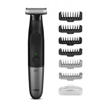 Braun Series X XT5200 folijas skuveklis trimmeris Melns, Metālisks