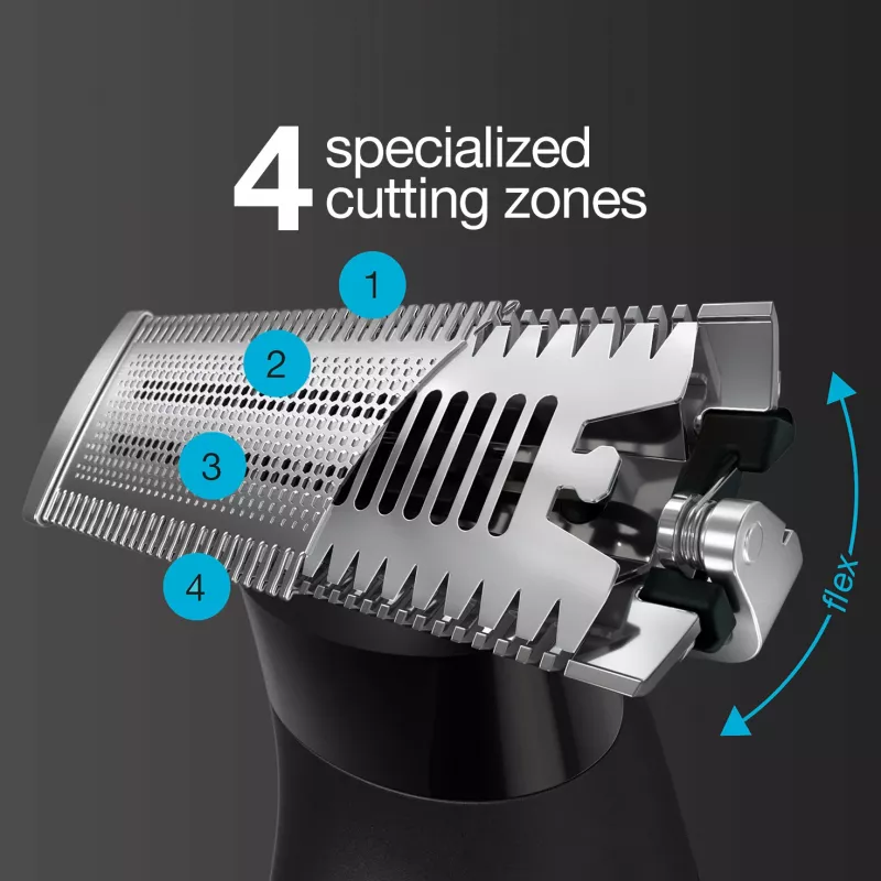 Braun Series X XT5200 folijas skuveklis trimmeris Melns, Metālisks