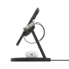 BELKIN bezvadu uzlādes statīvs Boost Charge Pro 3-in-1 ar Qi2 15W, melns