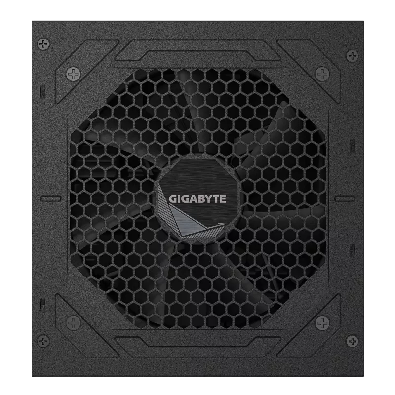 GIGABYTE UD1000GM PG5 V2 barošanas bloks - PCIe Gen 5.1, 80 PLUS Gold, pilnībā modulārs dizains, 120 mm ventilators, saderīgs ar ATX 3.1, ES kontaktdakša