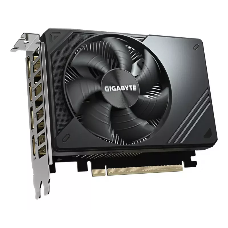 GIGABYTE GeForce RTX 5050 D6 8G grafiskā karte – 8 GB GDDR6, 128 bitu, PCI-E 5.0, 2572 MHz kodola takts frekvence, 2 x DP, 2 x HDMI, NVIDIA DLSS 4, GV-N5050D6-8GD
