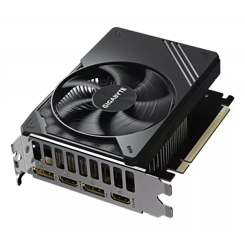GIGABYTE GeForce RTX 5050 D6 8G grafiskā karte – 8 GB GDDR6, 128 bitu, PCI-E 5.0, 2572 MHz kodola takts frekvence, 2 x DP, 2 x HDMI, NVIDIA DLSS 4, GV-N5050D6-8GD