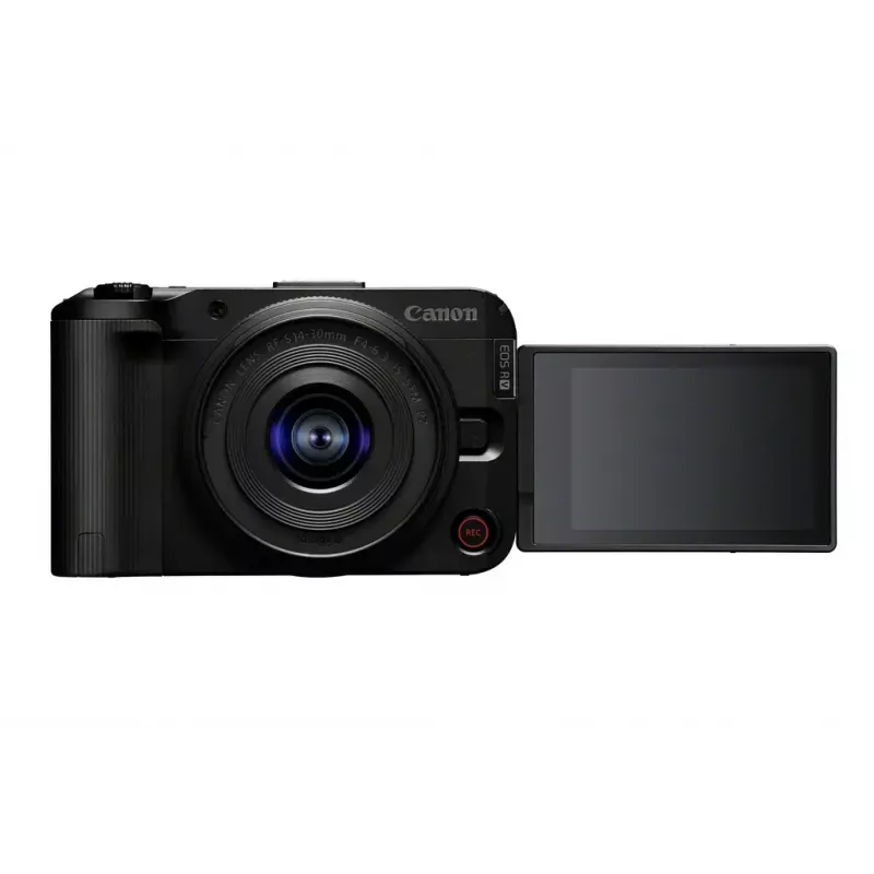 Kameras MILC Canon EOS R50V 24.2 MP CMOS 4K Ultra HD Melna