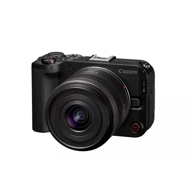 Kameras MILC Canon EOS R50V 24.2 MP CMOS 4K Ultra HD Melna