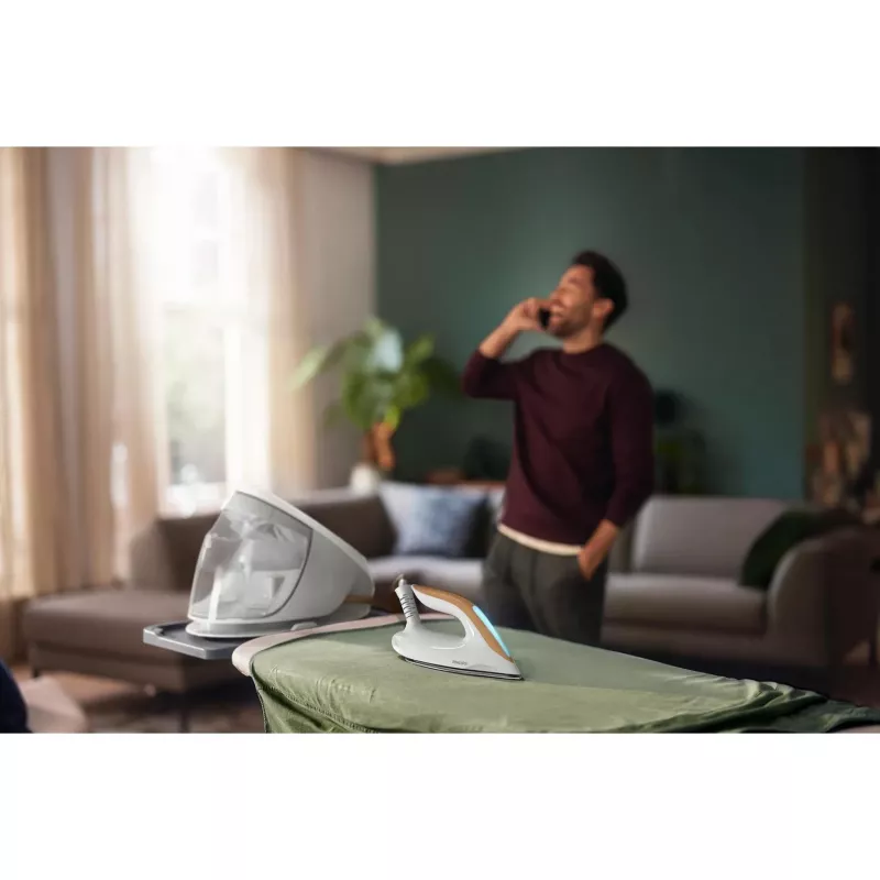 Philips 7000 series PSG7040/10 tvaika gludināšanas stacija 2100 W 1,8 L SteamGlide Elite zole Zelts, Balts