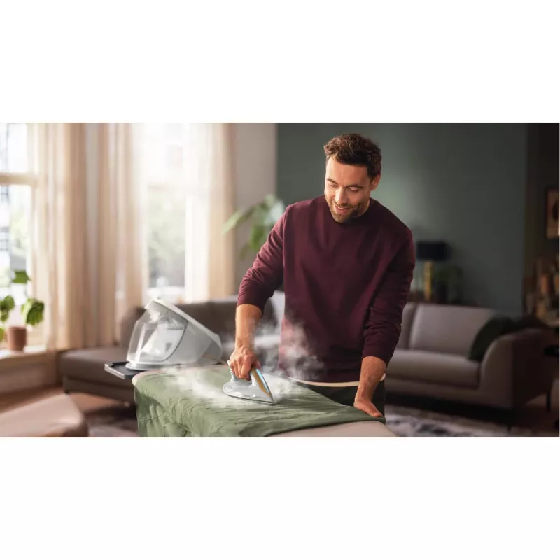 Philips 7000 series PSG7040/10 tvaika gludināšanas stacija 2100 W 1,8 L SteamGlide Elite zole Zelts, Balts