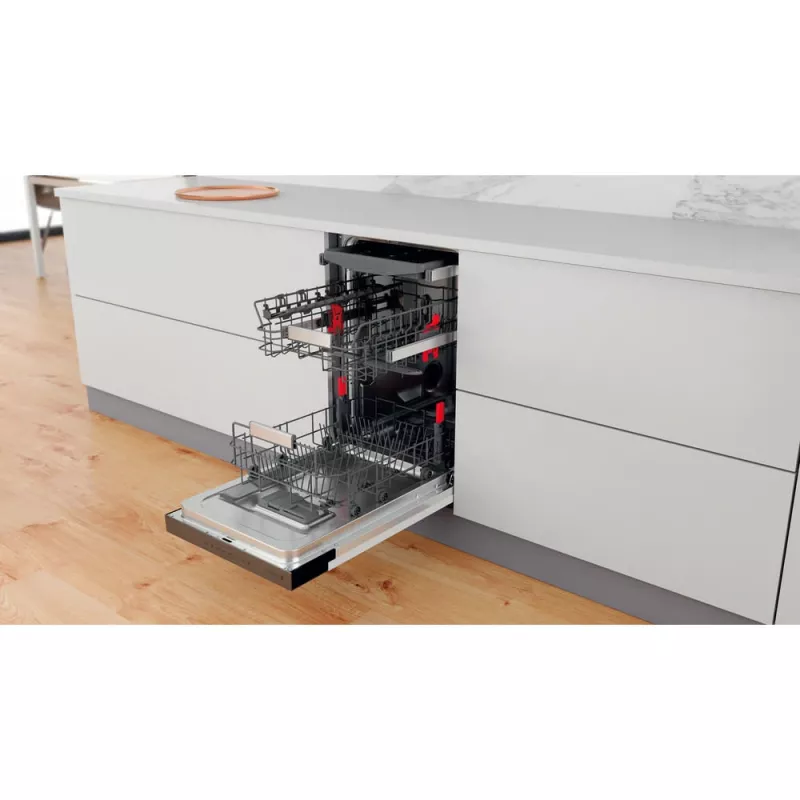 Whirlpool WSBO 3O34 PF X Daļēji iebūvējama trauku mazgājamā mašīna 10 galda komplektiem