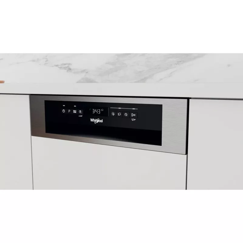 Whirlpool WSBO 3O34 PF X Daļēji iebūvējama trauku mazgājamā mašīna 10 galda komplektiem