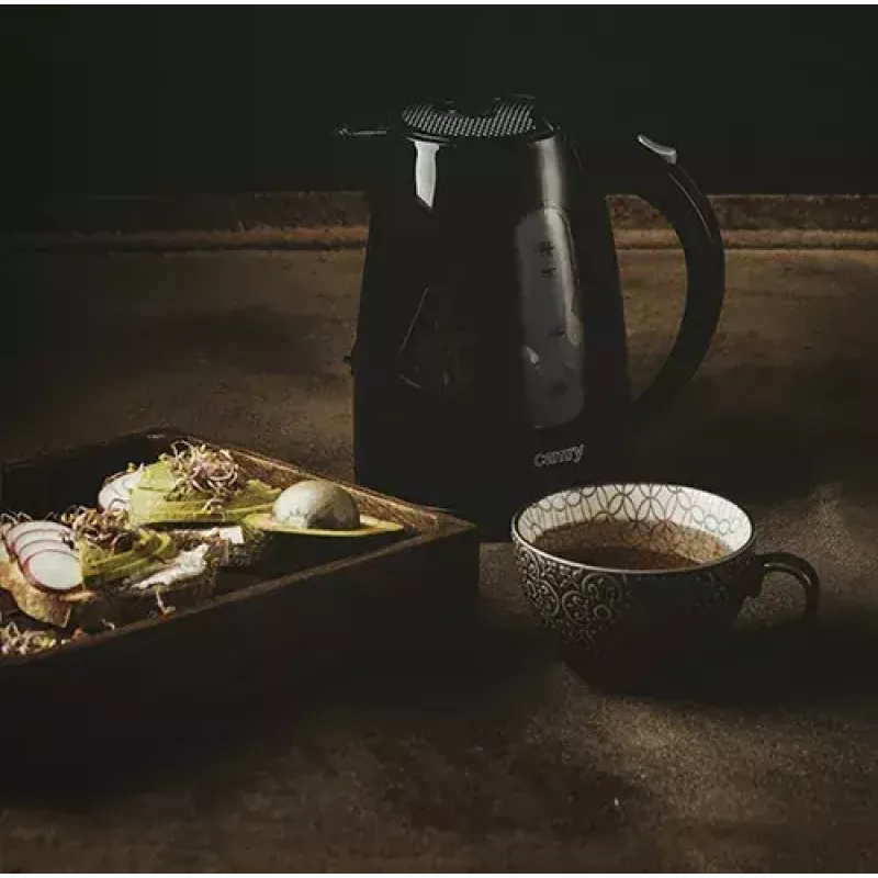 Electric kettle Camry Premium 1.7 L 2200 W Melns