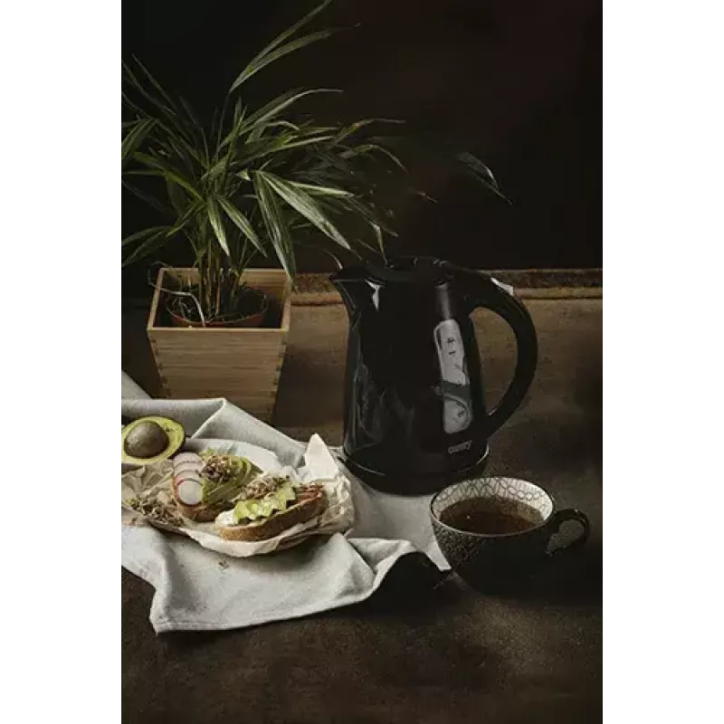 Electric kettle Camry Premium 1.7 L 2200 W Melns