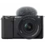 Sony ZV-E10 + E PZ 16-50mm F3.5-5.6 OSS II MILC 24.2 MP CMOS 6000 x 4000 pikseļi Melns