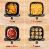 Tefal Easy Fry Mega EY855D10 fritieris Atsevišķs 7,5 L Brīvi stāvošs 2020 W Karstā gaisa fritieris Melna, Nerūsējošais tērauds