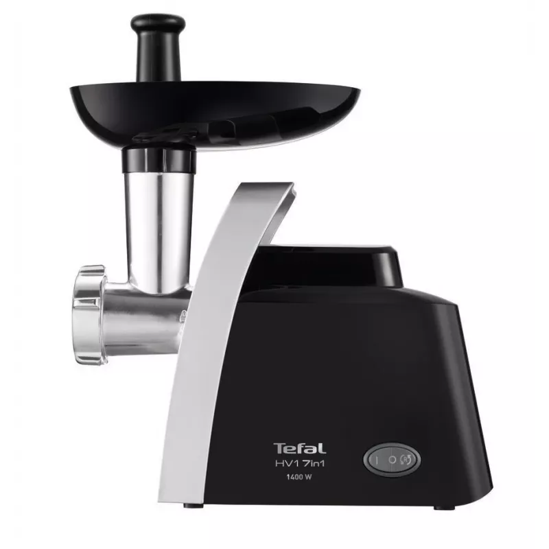 Tefal HV1 NE1098 gaļas maļamā mašīna 1400 W 1,7 kg/min Melns, Sudraba