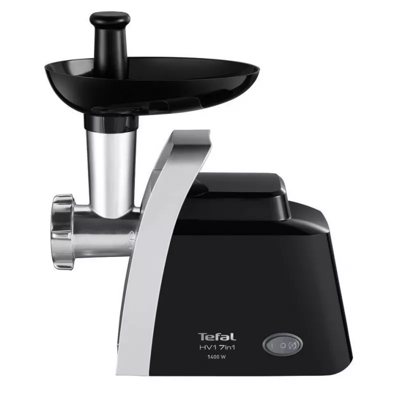Tefal HV1 NE1098 gaļas maļamā mašīna 1400 W 1,7 kg/min Melns, Sudraba
