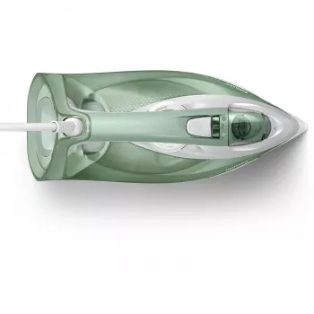 Philips 7000 sērijas DST7012/70 gludeklis Tvaika gludeklis SteamGlide Plus zole 2600 W Zaļa, Pelēka