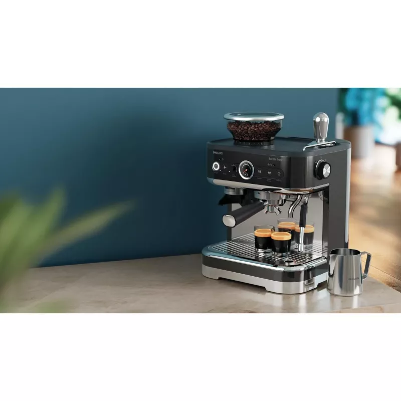 Philips Barista Brew, Espresso automāts, 2.3 L, Iebūvēta dzirnaviņa, 1350 W, Melns