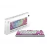 MSI FORGE GK600 TKL WIRELESS VIOLET tastatūra spēlēšanai USB + Bluetooth QWERTY UK English Pink, Violet, balta